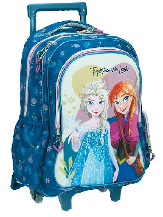 Gim Frozen School Bag Trolley Elementary, Elementary in Light Blue color