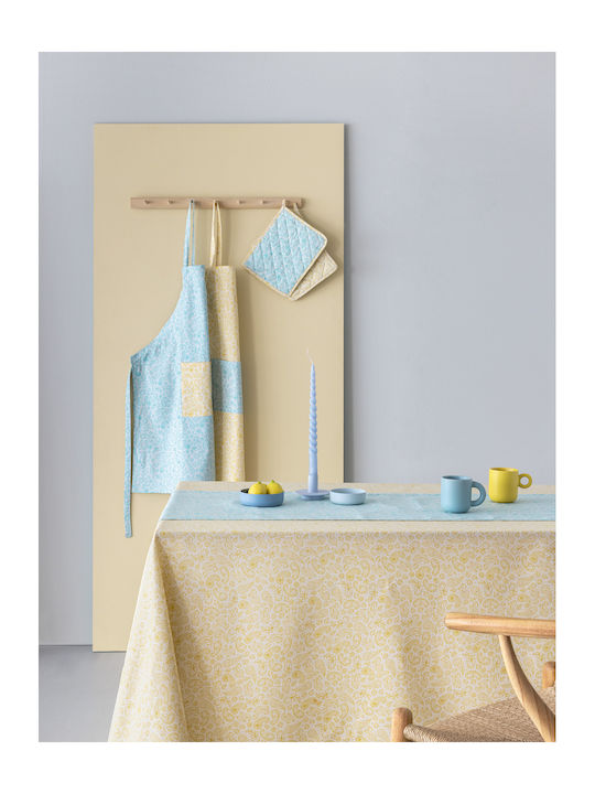 Palamaiki Tati Cotton & Polyester Tablecloth Yellow 150x220cm