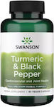 Swanson Tumeric & Black Pepper Kurkuma 90 veg. Kappen