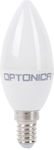 Optonica LED Bulbs for Socket E14 and Shape C37 Natural White 710lm 1pcs