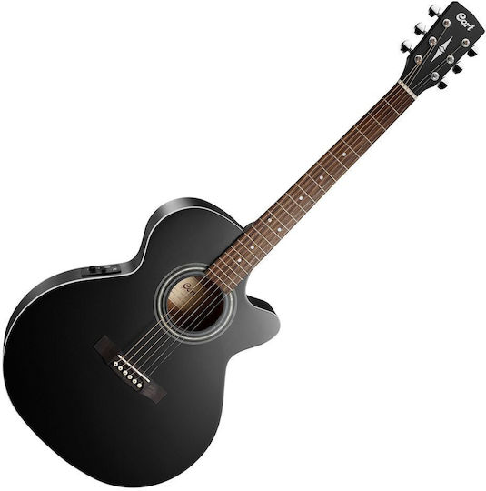 Cort Semi-Acoustic Guitar SFX-ME with Bag Cutaway Brown