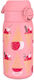 Ion8 Kids Water Bottle Stainless Steel with Screw Cap Non Spill Pink 400ml