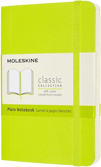 Moleskine Classic Collection Carnet 192 Foi cu Pagini Albe și Elastic Galben
