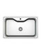Excel Titan IN 22.080 Drop-In Sink Inox Matte W80xD50cm Silver