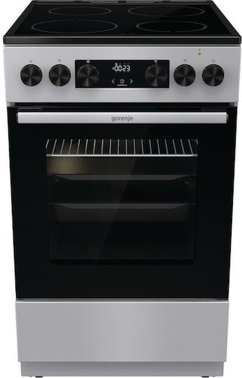 Gorenje Cooker 70lt with Ceramic Hobs W50cm. Inox