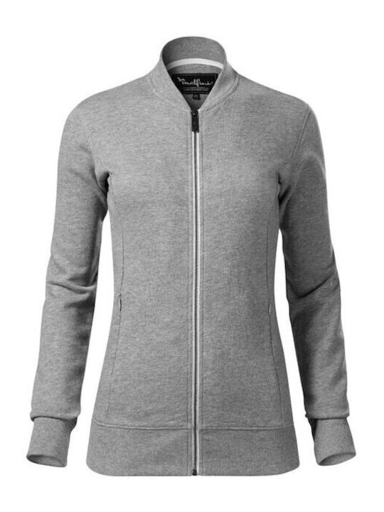 Malfini Women's Long Sleeve Promotional Cardigan Gray