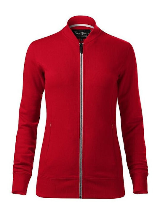 Malfini Women's Long Sleeve Promotional Cardigan Red