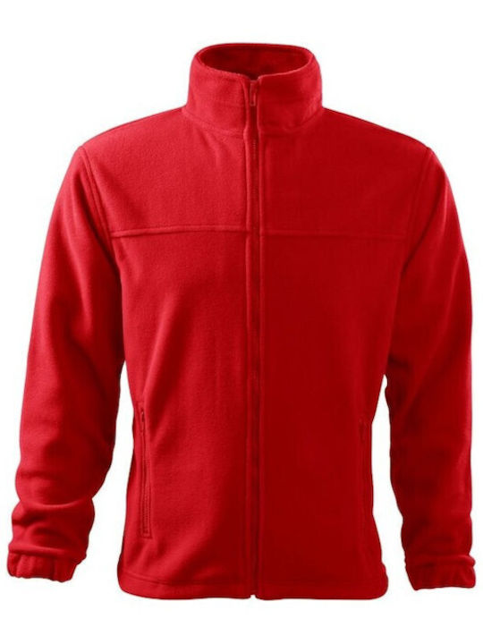 Malfini Men's Long Sleeve Promotional Cardigan Red