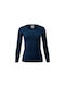 Malfini Women's Long Sleeve Promotional Blouse Navy Blue