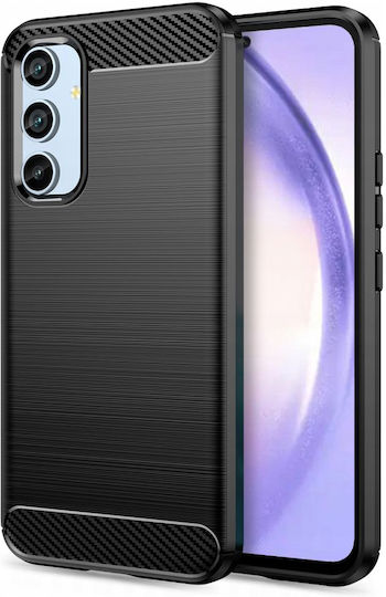 Techsuit Carbon Back Cover Σιλικόνης Μαύρο (Galaxy A54)