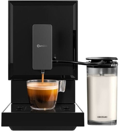 Cecotec Power Matic-ccino Cremma Automatic Espresso Coffee Machine 1470W Pressure 19bar for Cappuccino with Grinder Black 01627