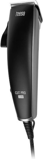 Teesa Cut Pro X300 Κουρευτική Μηχανή Ρεύματος Μαύρη TSA0528
