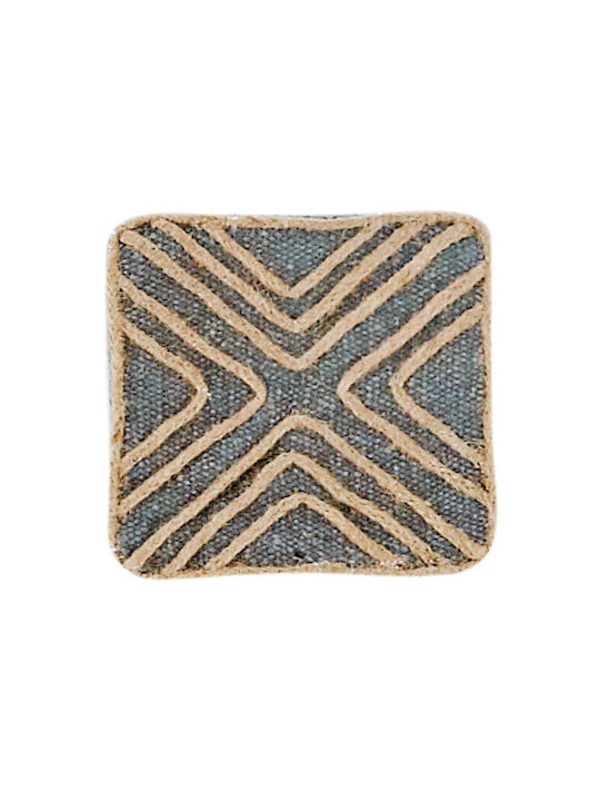 Kentia Coaster 232 Suporturi pentru pahare Tesatura Albastru 10x10cm 4buc
