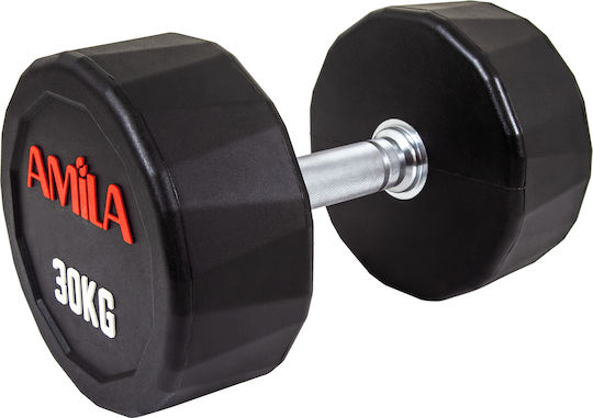 AMILA Polygon Series Βαράκι Δεκάγωνο Λαστιχένιο 1 x 30kg