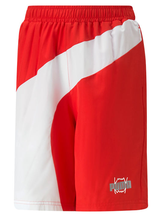 PUMA Kids' Athletic Shorts/Bermudas Clyde Red