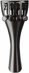Wittner Light Alloy Tailpiece for String Instruments Black
