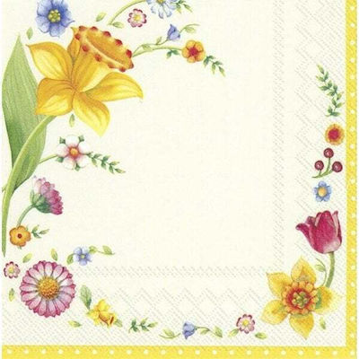 NAPKINS X20 33CM SPRING FANTASY FLOWERS