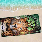 Beach towel 90 x180 Leopard-80