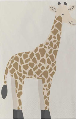 Giraffe Napkin, 16pcs.