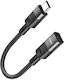 Hoco U107 Μετατροπέας USB-C male σε Lightning female 1τμχ