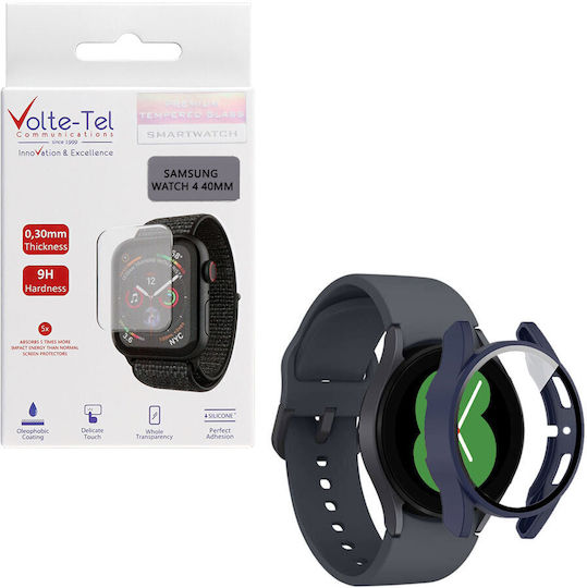Volte-Tel Full Face Tempered Glass for the Galaxy Watch 4 40mm 1pcs 8325854