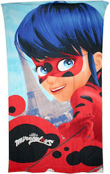 Miraculous Ladybug Παιδική Πετσέτα θαλάσσης 70x140εκ (ER4355A) μπλε