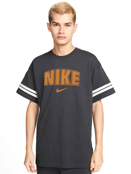 Nike Sportswear Bărbați T-shirt Sportiv cu Mânecă Scurtă Negru