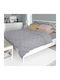 Dimcol Pique Blanket Double 240x250cm Grey