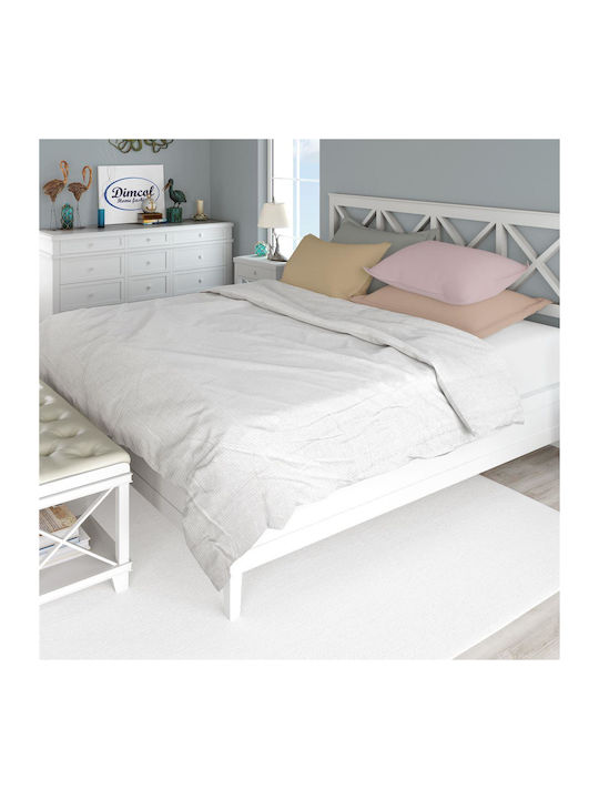 Dimcol Pique Super Double Blanket 230x260cm White