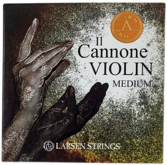 Larsen Μονές Steel Χορδές 4τμχ για Βιολί 4/4 / 7/8 IL Cannone Medium