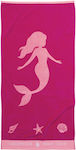 Greenwich Polo Club 3766 Kids Beach Towel Fuchsia 140x70cm 267701403766