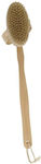 Aria Trade Back Bath Brush with Wooden Handle 39cm Brown