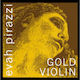 Pirastro Single String for Violin Εvah Pirazzi Gold Α Μedium