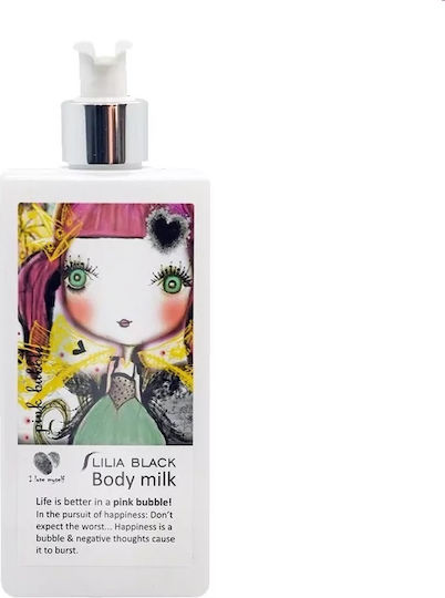Lilia Black I Love Myself Pink Bubble Moisturizing Lotion Body 250ml