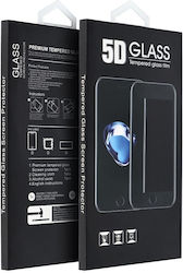 5D Vollkleber Vollflächig gehärtetes Glas Schwarz (Redmi 10 5G)