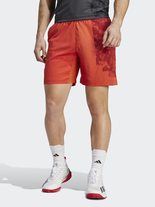 adidas Men's Sports Monochrome Shorts Red