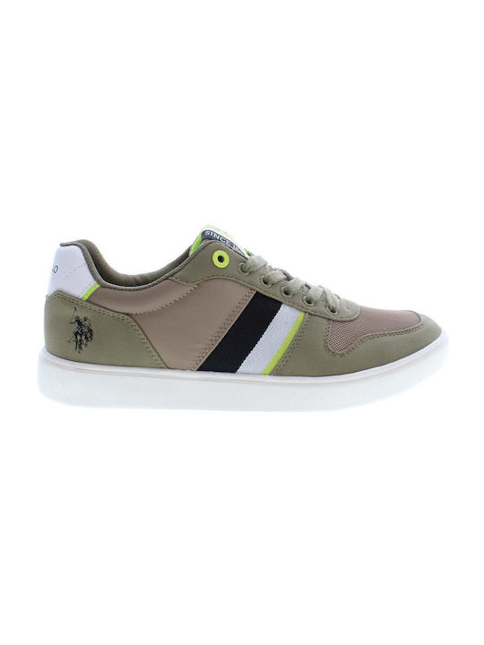 U.S. Polo Assn. Ανδρικά Sneakers Πράσινα