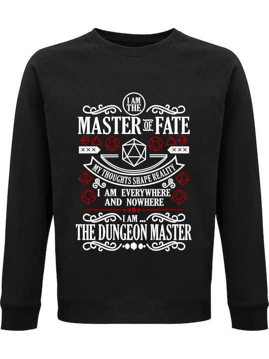 Sweatshirt Unisex Bio "Dungeon Master" Schwarz