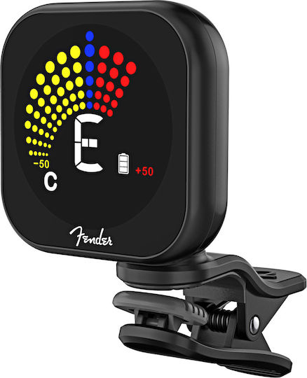 Fender Χρωματικό Κουρδιστήρι Flash 2.0 Clip σε Μαύρο Χρώμα
