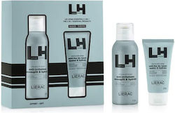 Lierac Homme Skin Care Set for Moisturizing & Facial Cleaning with After Shave & Shaving Foam