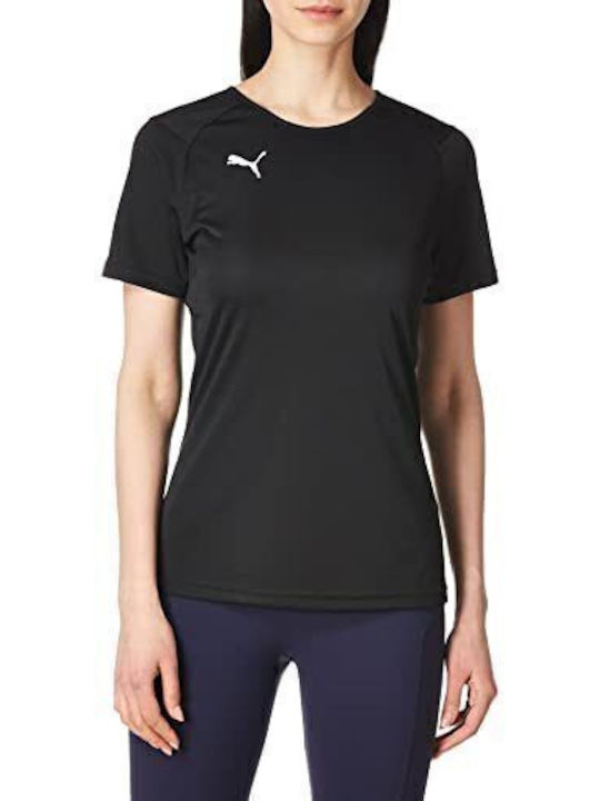 Puma Cup Training Damen Sport T-Shirt Schnell trocknend Schwarz