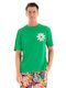Scotch & Soda T-shirt Bărbătesc cu Mânecă Scurtă Verde