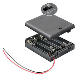 Goobay Battery Holder for 4xAA Batteries (11473)