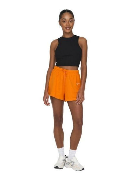 Only Women's Shorts Orange Pepper
