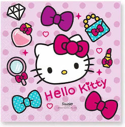 Χαρτοπετσέτες Hello Kitty Fashion Stylist Πολύχρωμες 20τμχ