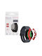 Volte-Tel Edge Cover with Key Plastikhülle mit Glas in Rot Farbe für Galaxy Watch 4 40mm