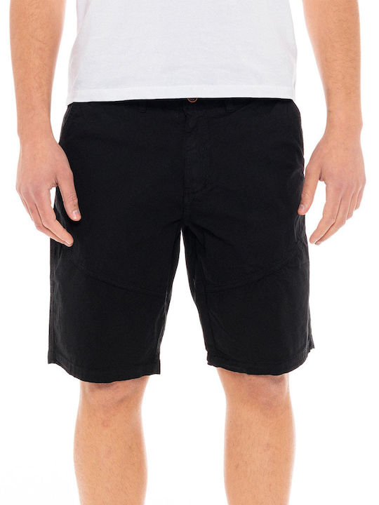 Biston B Herrenshorts Chino Schwarz