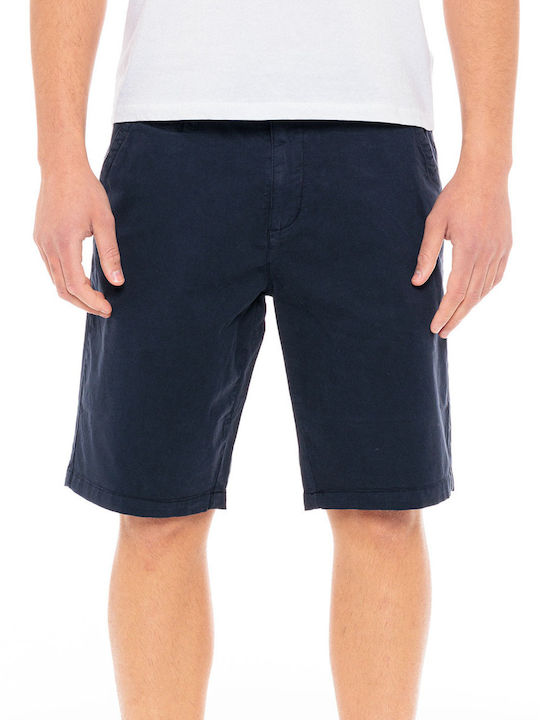 Biston N Ανδρική Βερμούδα Chino Navy Μπλε