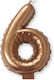 Procos Geburtstagskerze Nummer "6" in Rose Gold...