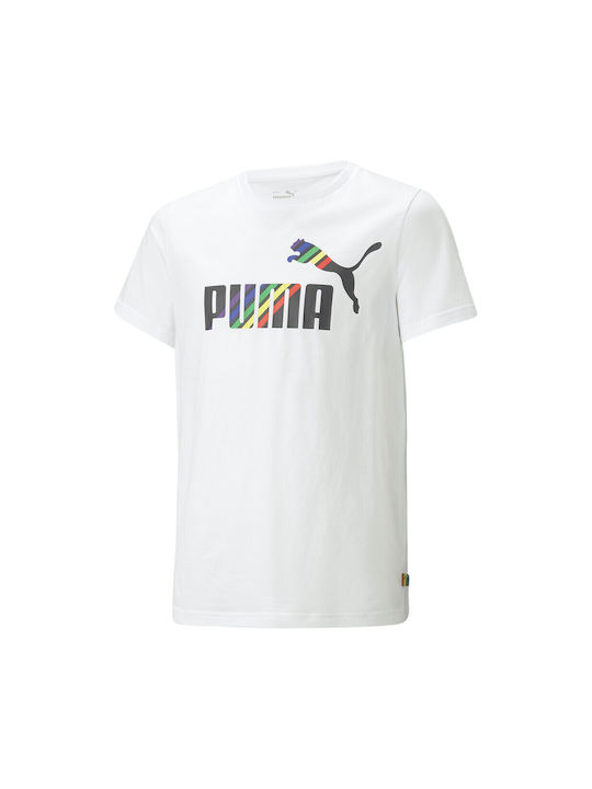 Puma Παιδικό T-shirt Λευκό